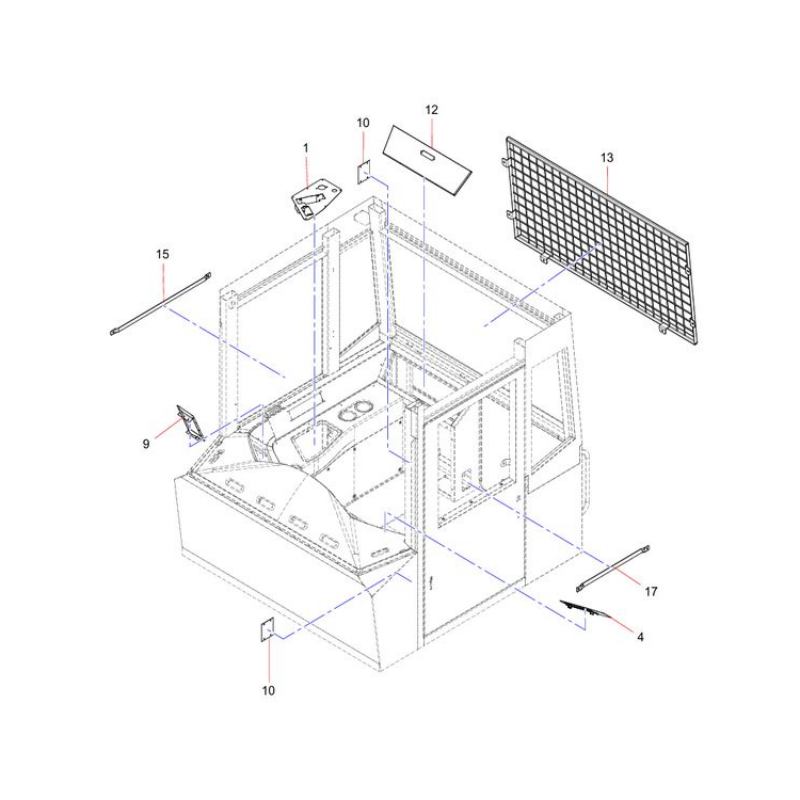 JSS010293819 Gearboxt welding plat assembly Sany SAT40C Articulated Dump Truck spare parts