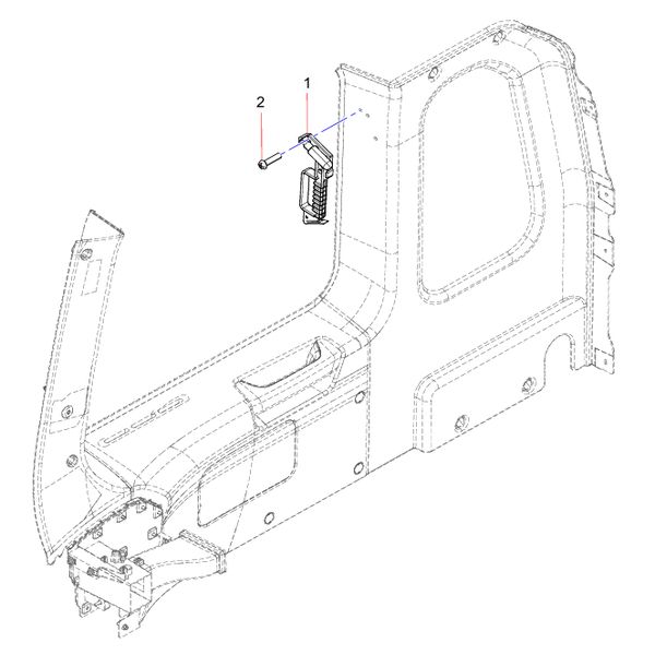 60001291 Luxury Safety Hammer Sany SAT40C Articulated Dump Truck spare parts