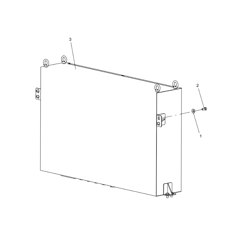 330106550 Weak Electricity Box Electrical System XCMG XDE130 Electric driving dump truck spare parts