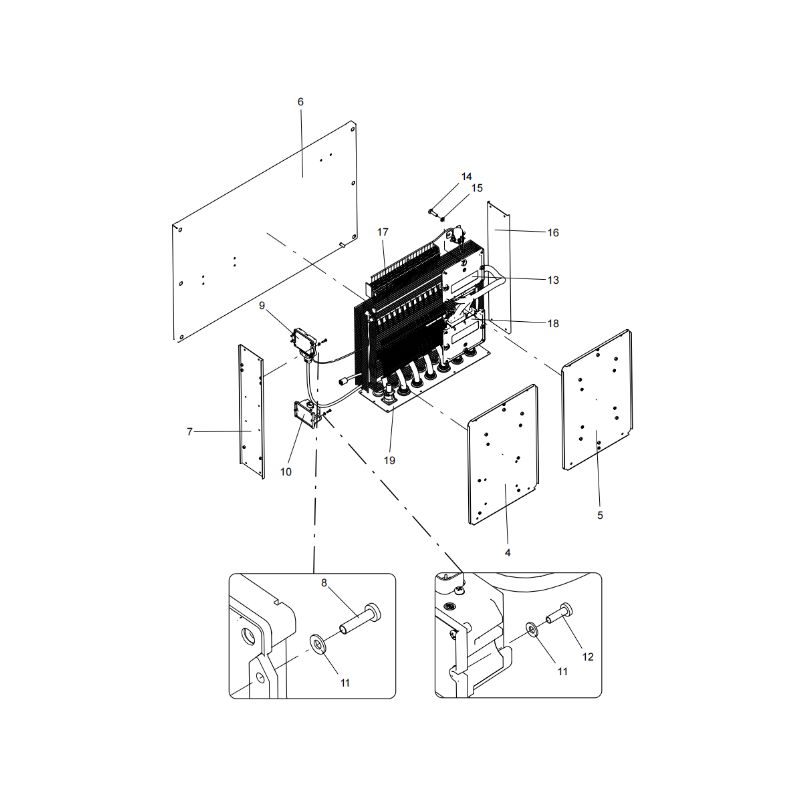 330106550 weak electricity box electrical system XCMG XDE130 Electric driving dump truck spare parts