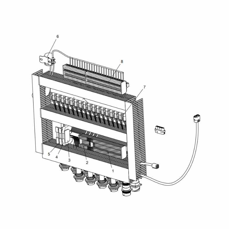 330106551 Weak Electricity Box Assembly XCMG XDE130 Electric driving dump truck spare parts