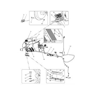 330106544 Driver’S Cab Electrical System XCMG XDE130 Electric driving dump truck spare parts