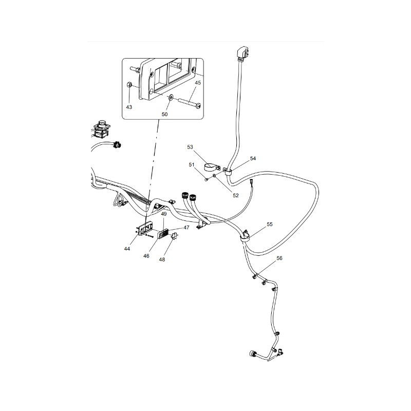330106544 Driver’S Cab Electrical System XCMG XDE130 Electric driving dump truck spare parts