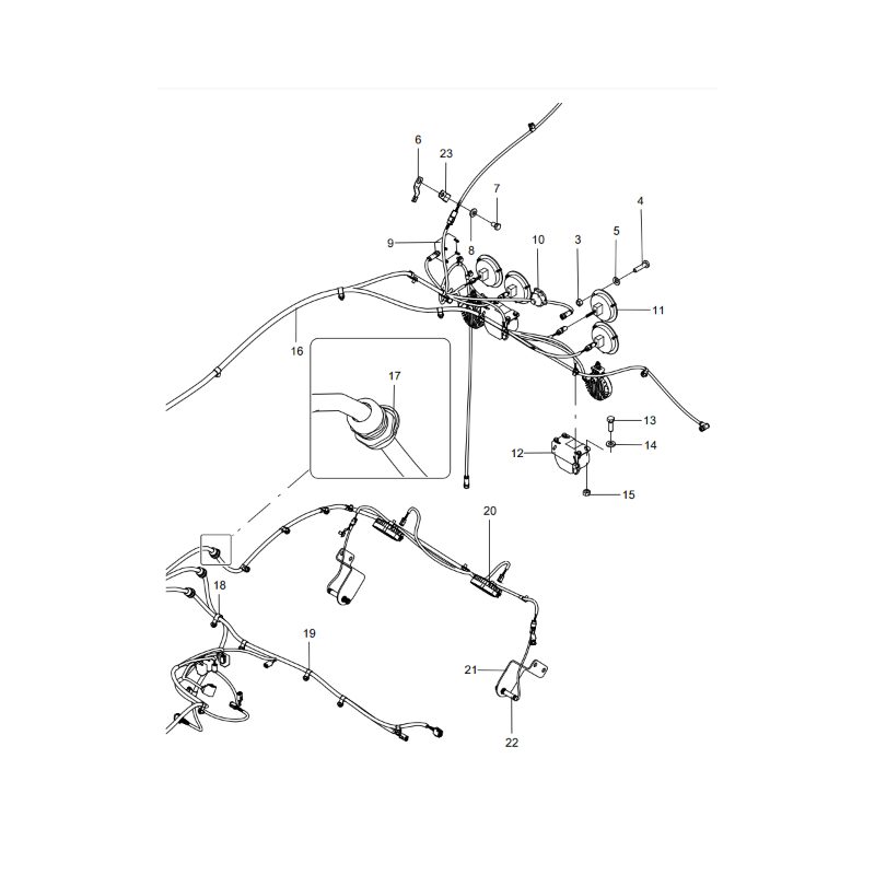 330106562 Frame Rear Electrical System XCMG XDE130 Electric driving dump truck spare parts
