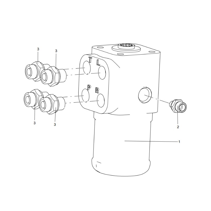 330104587 Steering Gear Component XCMG XDE130 Electric driving dump truck spare parts