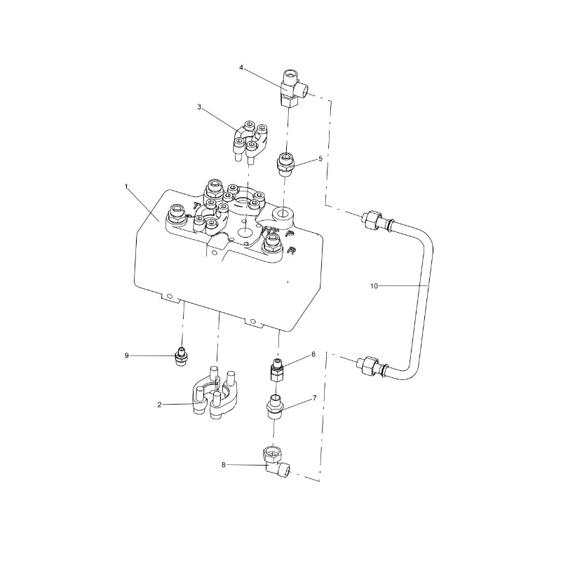 330100897 Flow Amplifier Component XCMG XDE130 Electric driving dump truck spare parts