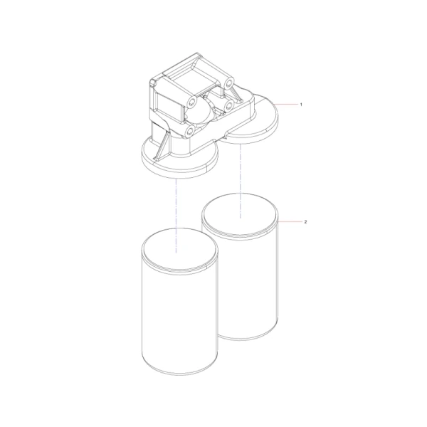 160102130003a089 engine oil filter assembly sany sat40c dump truck parts