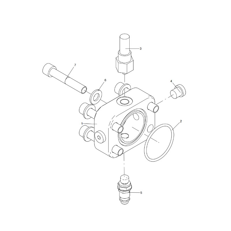 330104368 return oil flange assembly xcmg xde130 dump truck parts