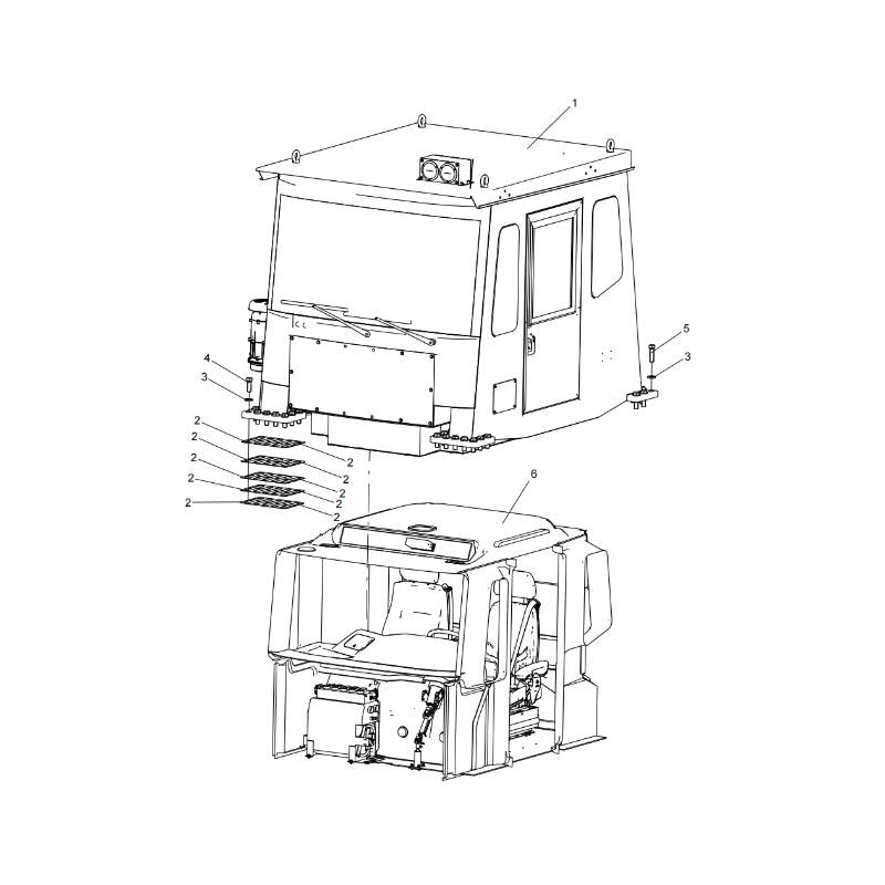 330106243 cab assembly xcmg xde130 dump truck parts