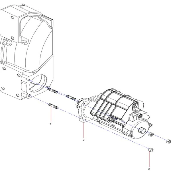160102130004a084 starting motor group sany sat40c articulated dump truck spare parts