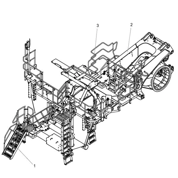 330106313 safety protection assembly xcmg xde130 dump truck parts