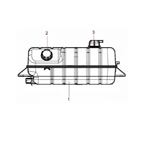 hq1300200qq21 expansion tank assembly sany sat40c articulated dump truck spare parts