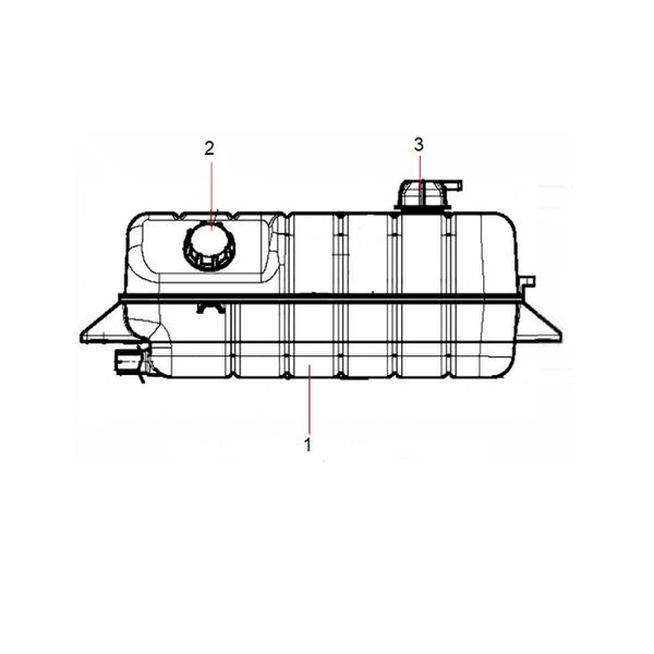 hq1300200qq21 expansion tank assembly sany sat40c articulated dump truck spare parts
