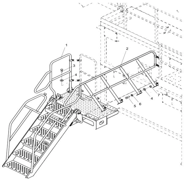 330106505 hydraulic ladder assembly xcmg xde130 dump truck parts