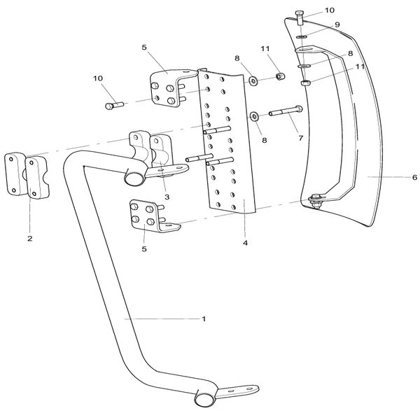 330104130 right rear view mirror assembly xcmg xde130 dump truck parts