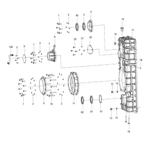 130301000094a transfer case gearbox assembly sany sat40c articulated dump truck spare parts