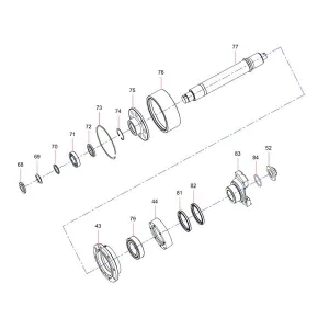130301000094a transfer case gearbox assembly sany sat40c articulated dump truck spare parts