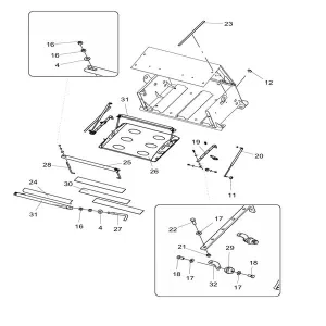330104330 battery box assembly xcmg xde130 dump truck parts
