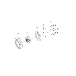 130301000094a transfer case gearbox assembly sany sat40c articulated dump truck spare parts