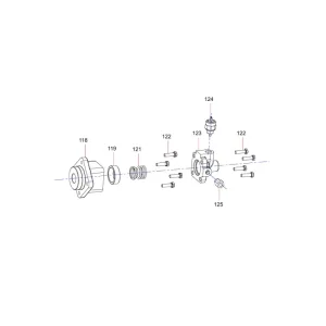 130301000094a transfer case gearbox assembly sany sat40c articulated dump truck spare parts