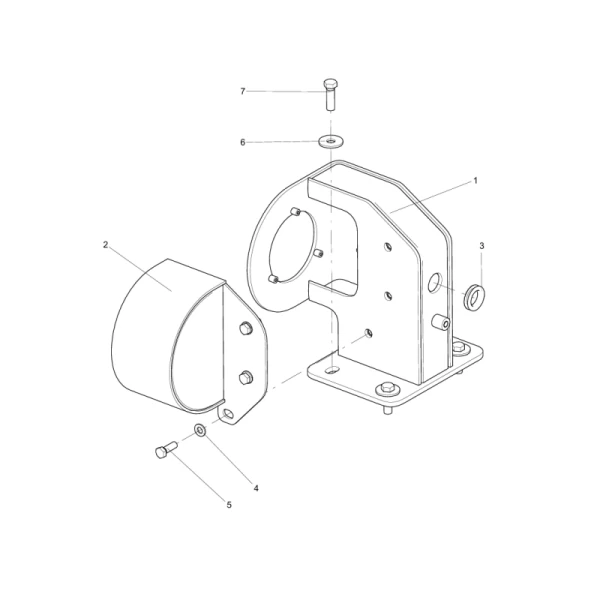 330504108 left round lamp housing assembly xcmg xde130 dump truck parts