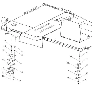 330107010 deck assembly xcmg xde130 dump truck parts
