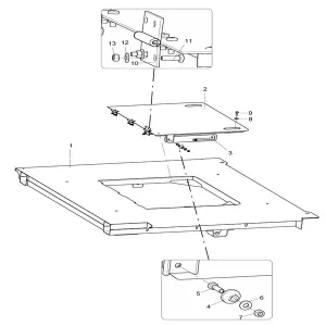 330106454 service entrance assembly xcmg xde130 dump truck parts