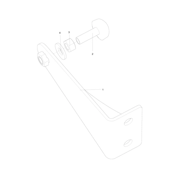 330104389 ball catch bracket assembly xcmg xde130 dump truck parts