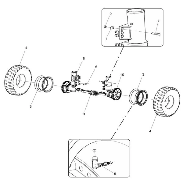 330101440 front axle assembly xcmg xde130 dump truck parts