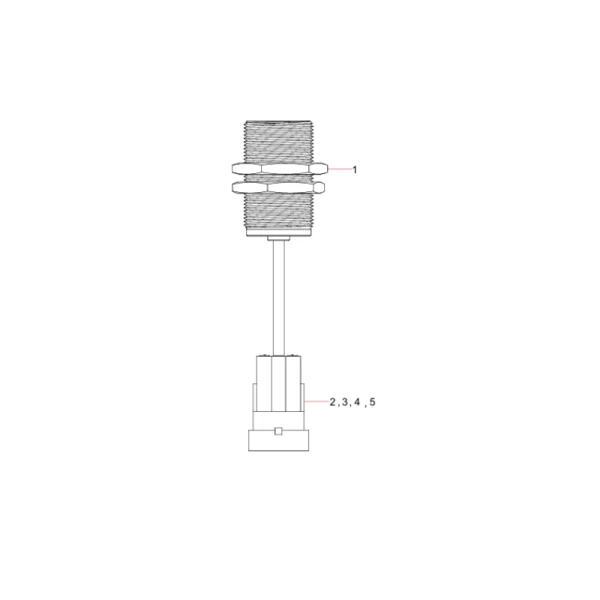 14501918 sensor plug table sany sat40c articulated dump truck spare parts