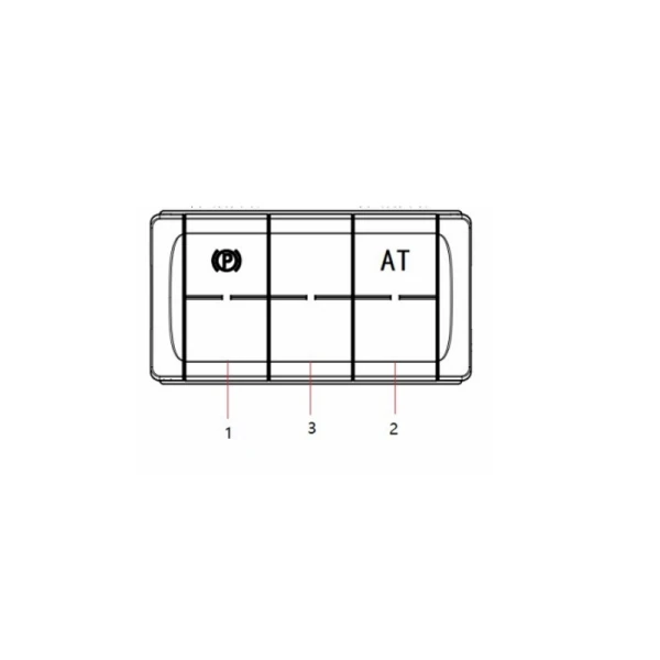 142599000141a rocker switch panel assembly sany sat40c dump truck parts