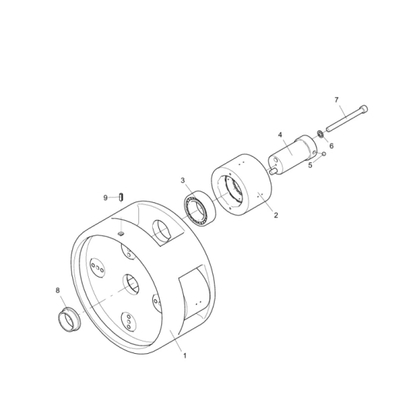 330103569 class 2 reducer assembly xcmg xde130 dump truck parts
