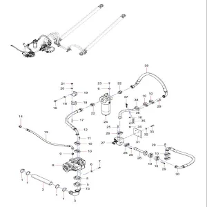 odt009286253 hydraulic hoisting system sany sat40c dump truck parts