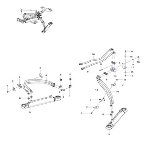 odt007960639 hydraulic steering system assembly sany sat40c articulated dump truck spare parts