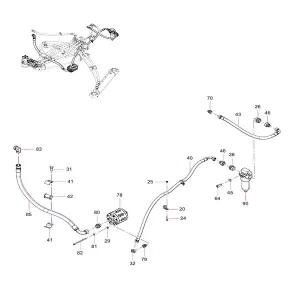 odt007960639 hydraulic steering system assembly sany sat40c articulated dump truck spare parts