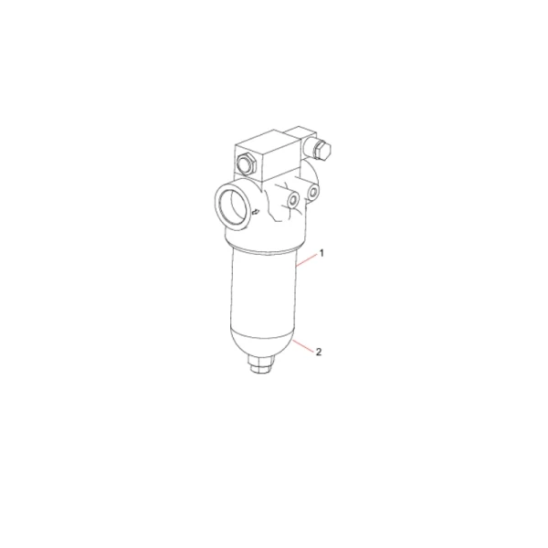 151501000022a high pressure filter sany sat40c articulated dump truck spare parts