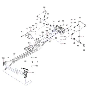 odt009340130 brake fluid system assembly sany sat40c articulated dump truck spare parts