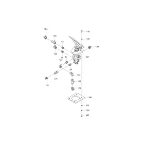 odt009340130 brake fluid system assembly sany sat40c articulated dump truck spare parts