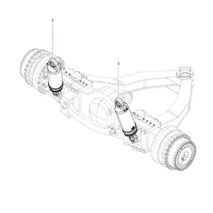 odt005930795 suspension system assembly sany sat40c articulated dump truck spare parts
