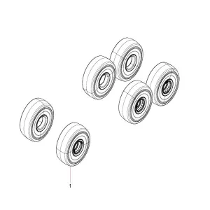 odt009574761 wheel and tire assembly sany sat40c dump truck parts