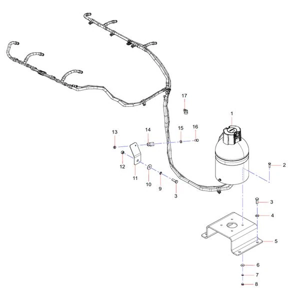 odt009212894 automatic fire extinguishing system sany sat40c dump truck parts