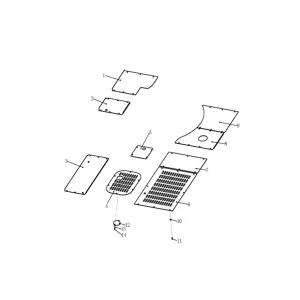 312701846 revolving frame assembly xcmg xe370d excavator spare parts