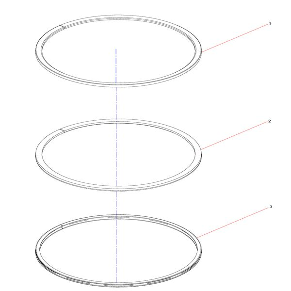 160102130062a001 piston ring set sany sat40c dump truck parts
