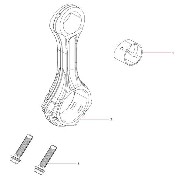 160102130021a005 connecting rod assembly sany sat40c dump truck parts