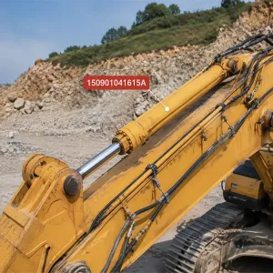 Sany SY1350C-1C3KH excavator boom cylinder (Part No. 150901041615A) for heavy equipment replacement.