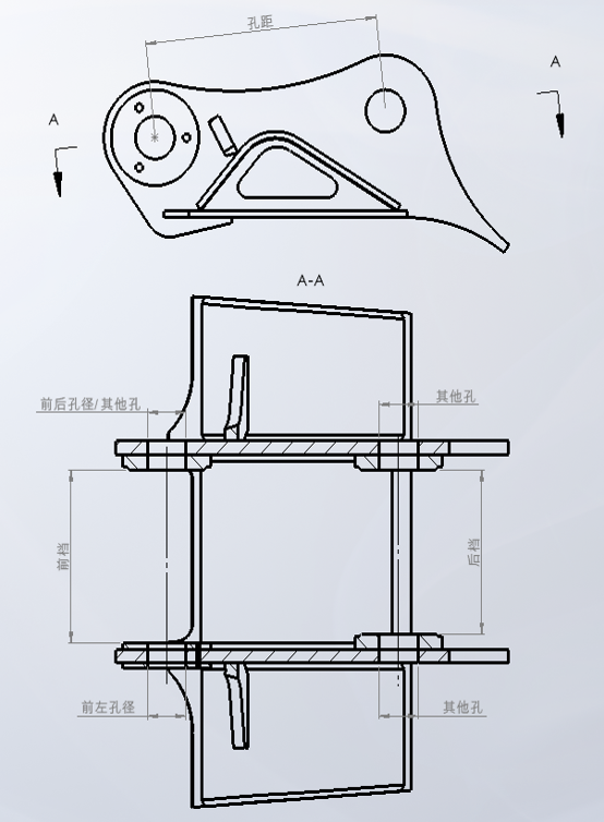 310514032 bucket body |xcmg excavators