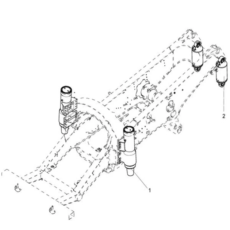 330100023 suspension assembly for xcmg xde130